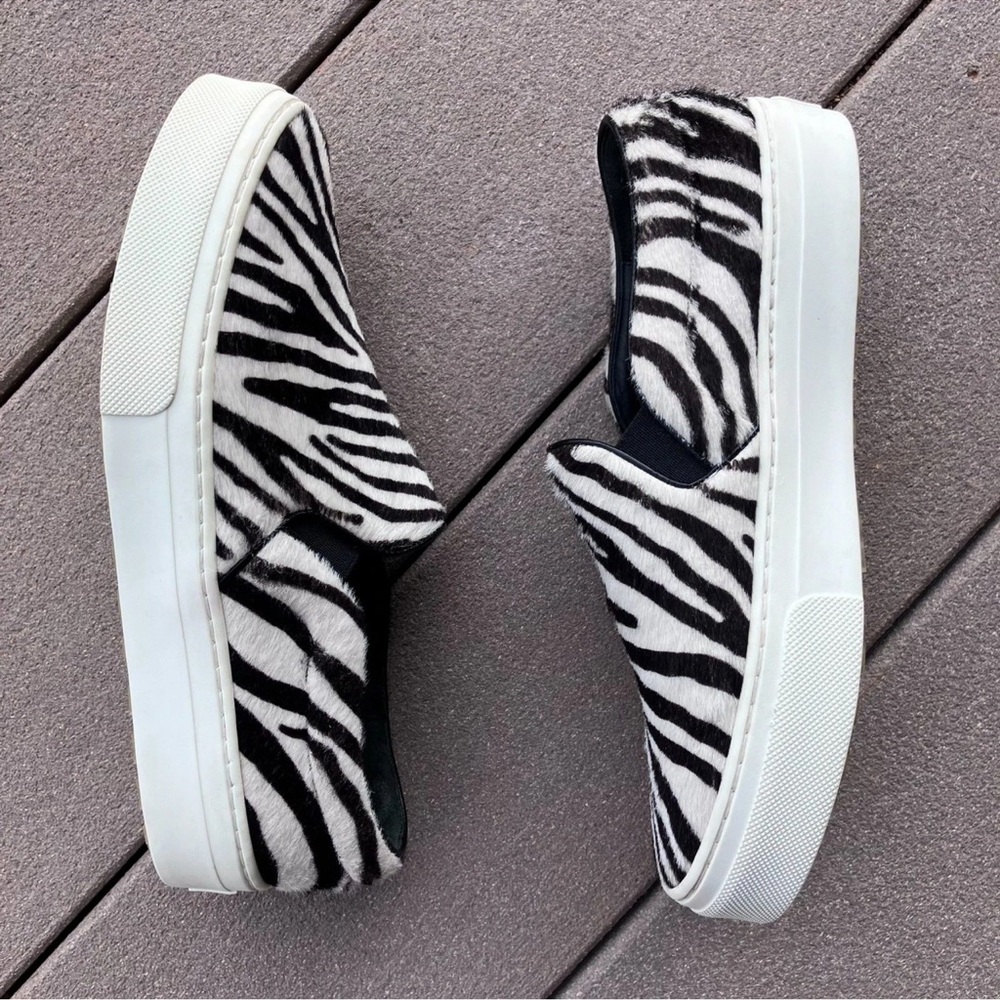 Beautiful Celine calf hair zebra print sneakers, size 36, US 5.5- 6, EUC. - Picture 2 of 8